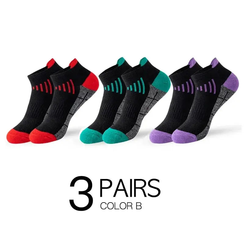 Unisex Organic Cotton Ankle Socks Breathable Sports Casual