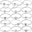 Sterling Silver Heart Shaped Series