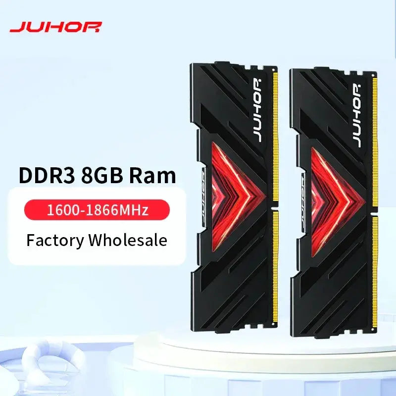JUHOR DDR3 Desktop Memory 4GB 8GB 1600MHz 1866MHz