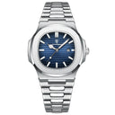 Square Stainless Steel Men Quartz Watch
