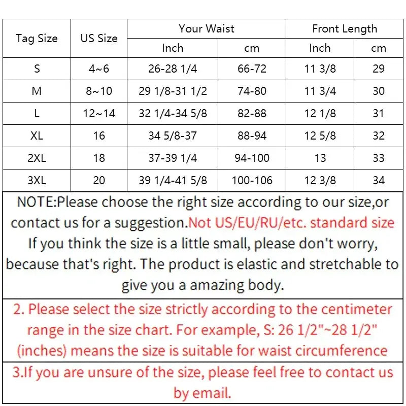 High Waist Tummy Control Thongs Slimming Shapewear Comfort