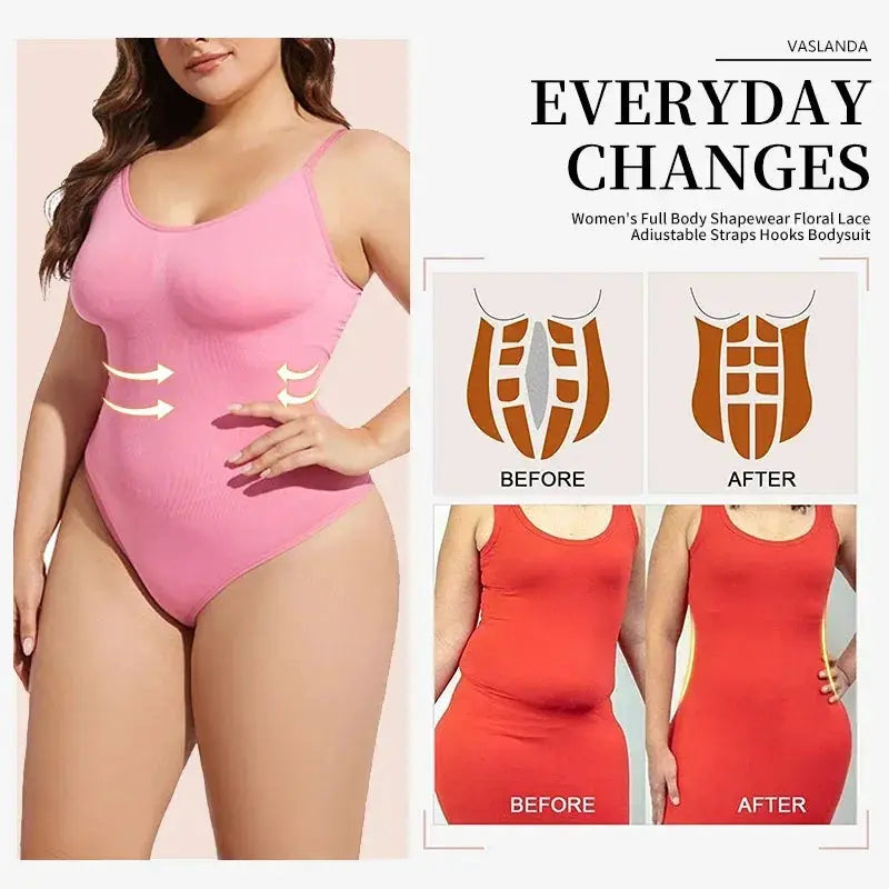 Slimming Thong Bodysuit For Women Tummy Control Shaper
