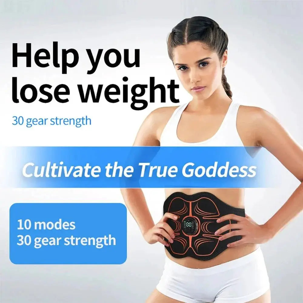 Electric Abdomen Slimming Belt EMS Muscle Stimulator Toning