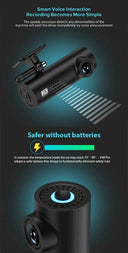 4K Dash Cam for Cars with 24/7 Parking