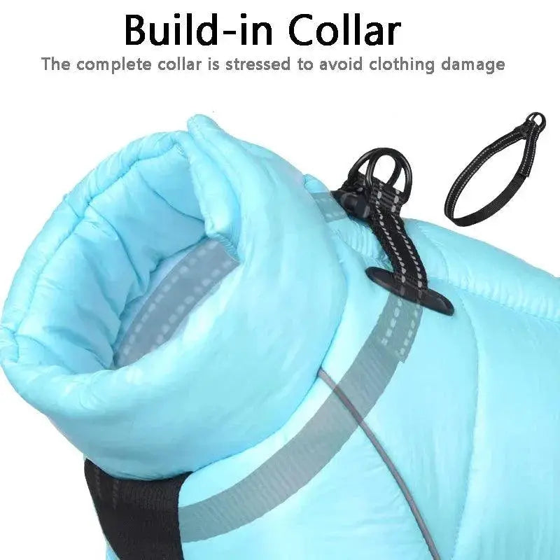 Winter Dog Down Jacket Waterproof Coat For French Bulldog