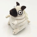 Elf Fat Pug Sitting Plush Dog Toy Adorable Stuffed Doll