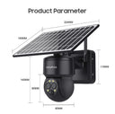 SHIWOJIA 4G SIM Solar Camera WIFI 6W Dual Lens 12X ZOOM