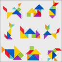 Educational Tangram Puzzle Book for Kids