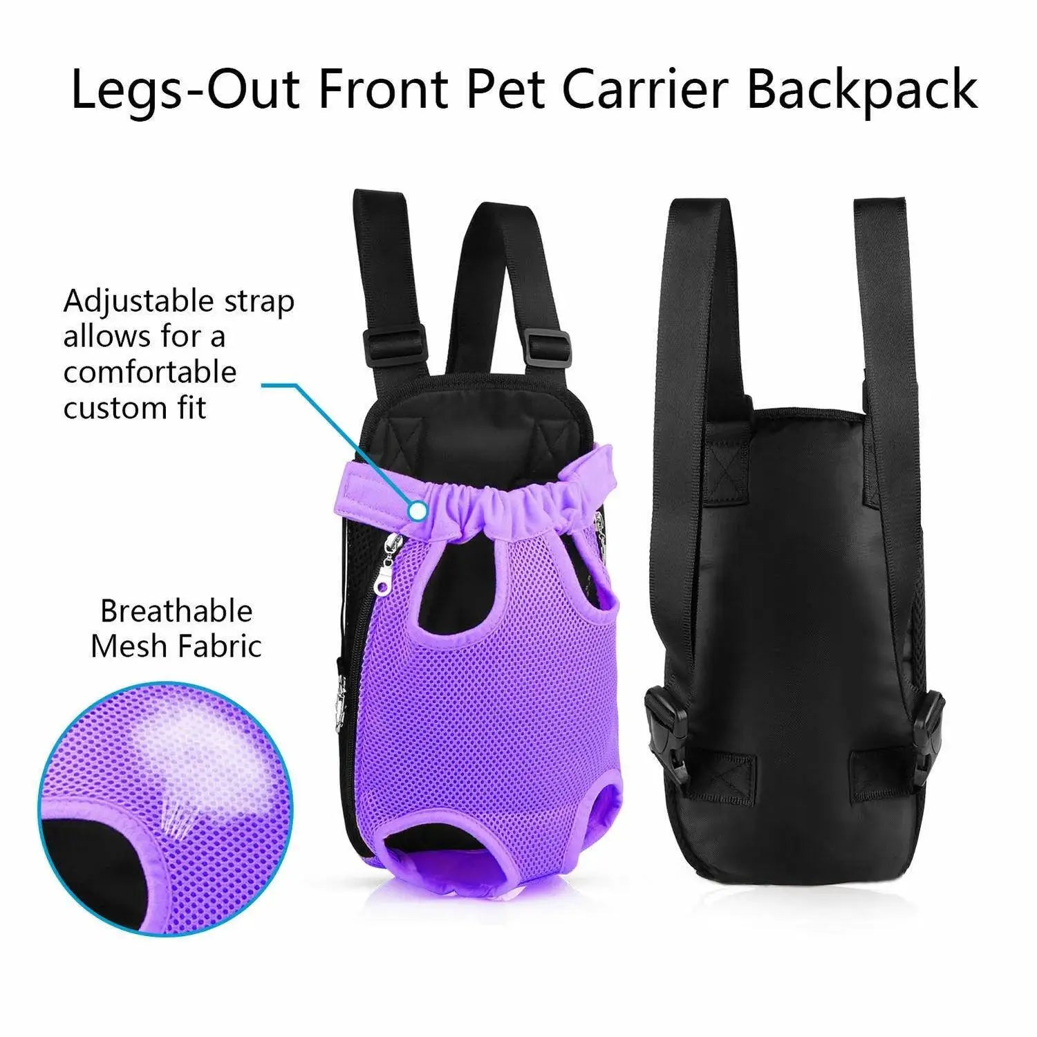 TrailPaw Mesh Pet Backpack Carrier Lightweight Breathable