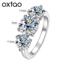 Anniversary Moissanite Ring For Couples