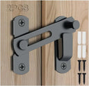 2 Piece Barn Door Lock Set - Secure 180 Flip