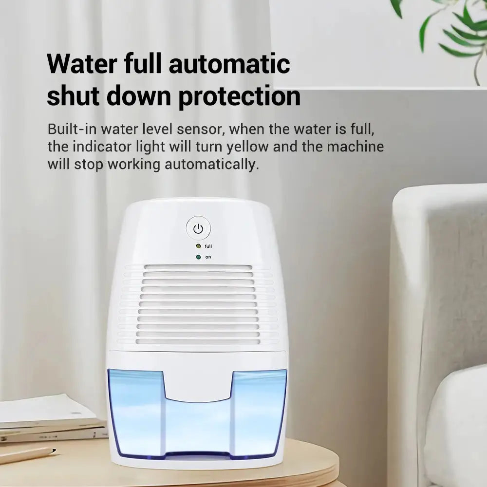 Home Dehumidifier Bedroom Mute Moisture Absorber Air Dryer Mini Humidity Dehumidifier for Bathroom Kitchen Clothes Desiccant