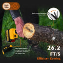 Cordless Brushless Chainsaw for 18/20V Battery Power