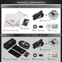 Men's Photochromic Polarized Rimless Sunglasses CLLOIO