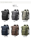 Roll Top Laptop Backpack 15.6 Waterproof
