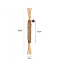 Cat Chew Stick Toy Natural Dental Health Hemp Rope Freshener