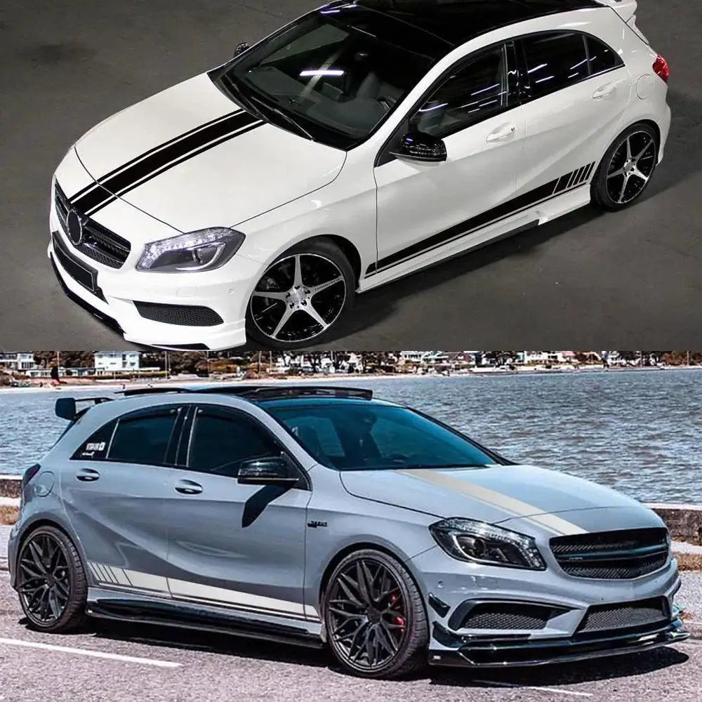 Car Vinyl Bonnet Decal For Audi BMW Mercedes Tuning