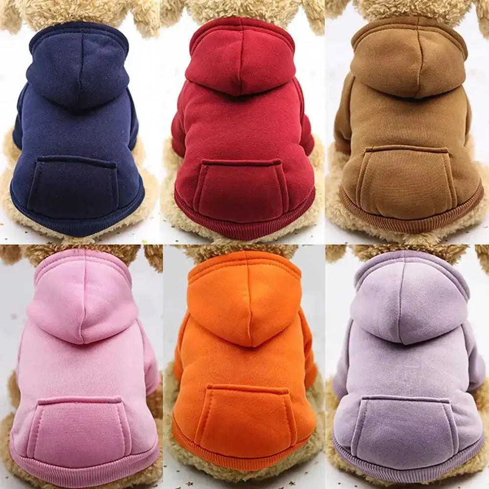 Hooded Pet Sweatshirt Warm Winter Hoodie For Pets Everyday