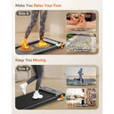Incline Dual Sided Walking Pad Desk Foot Massage 180 Reversal