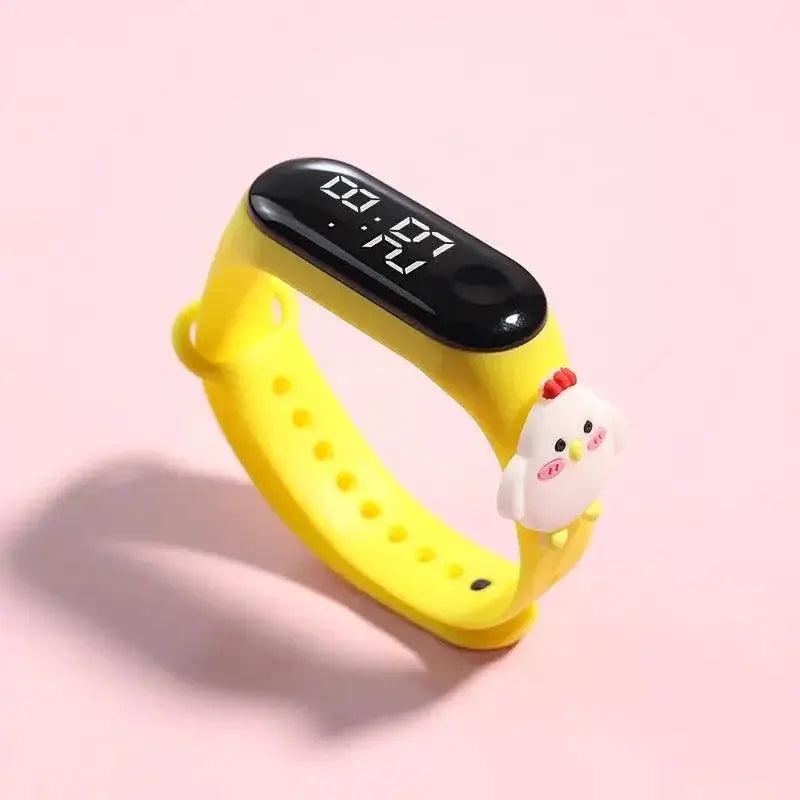Smart LED Girls Watch Fashionable Waterproof Timepiece
