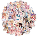 Waterproof Waifu Stickers for Laptops