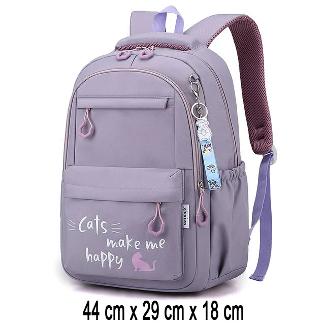 Padded Nylon School Carry Backpack