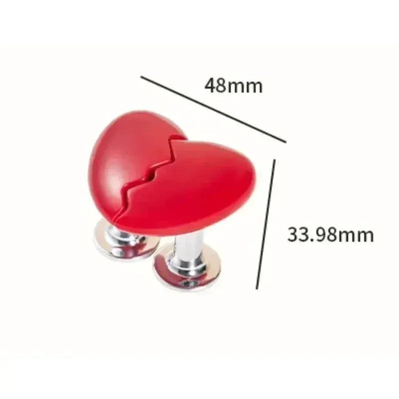 Love Flush Heart Shaped Toilet Presser Nail Protector Decor