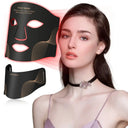 7 Color LED Face Mask With Neck Wireless Red Light Therapy For Skin Rejuvenation