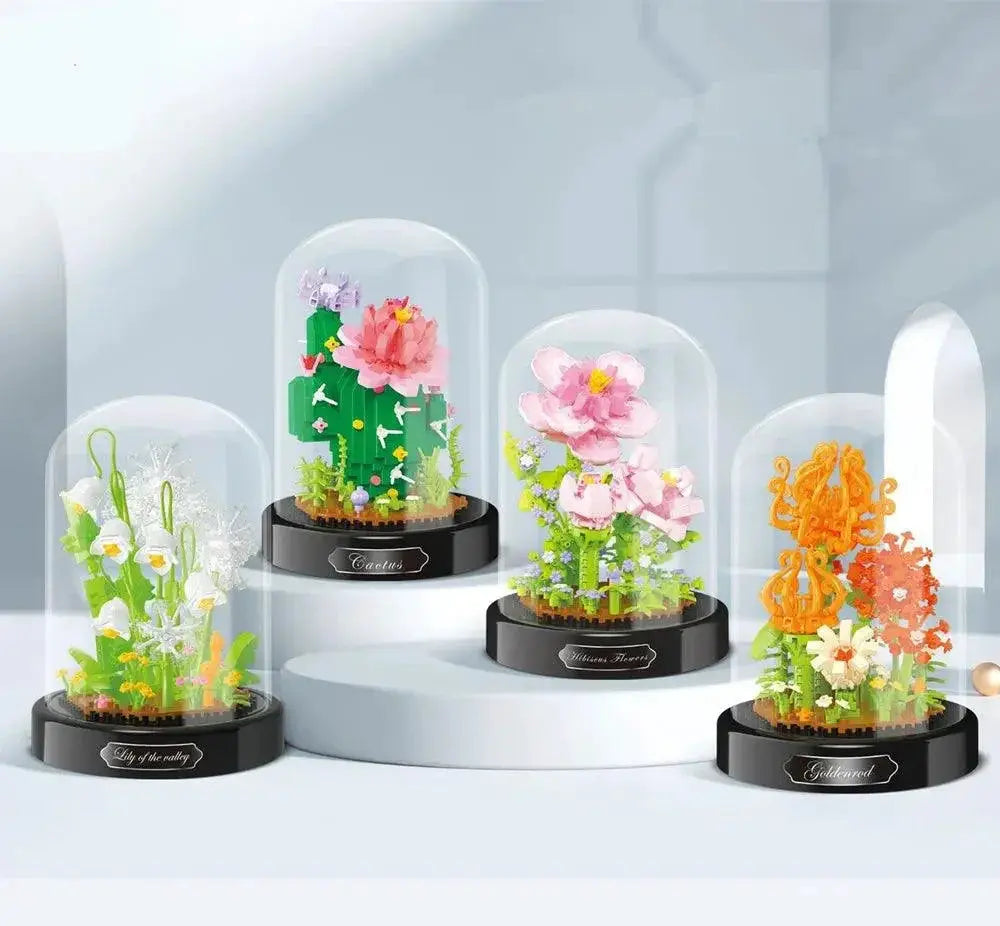 Micro Flower Building Blocks Creative Puzzle Toy Set For All
