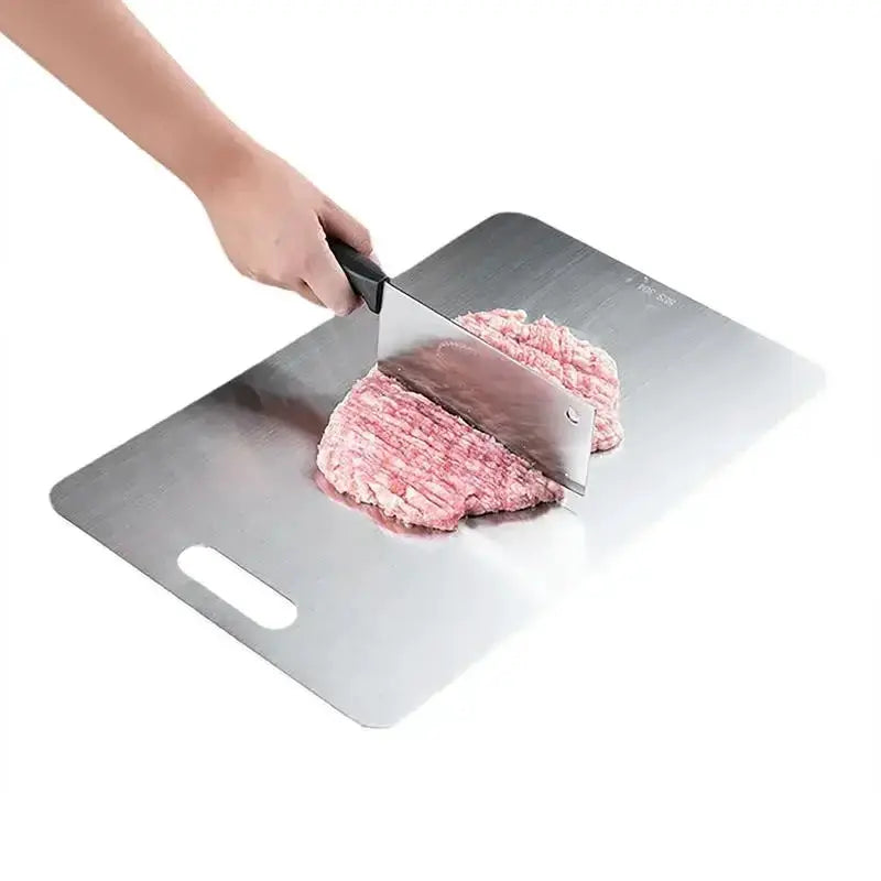 Titanium Cutting Board Double Sided 304 Stainless Steel