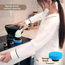 Powerful Spin Scrubber for Grime Removal