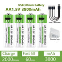 AA AAA Rechargeable Batteries - 3000Mah Capacity