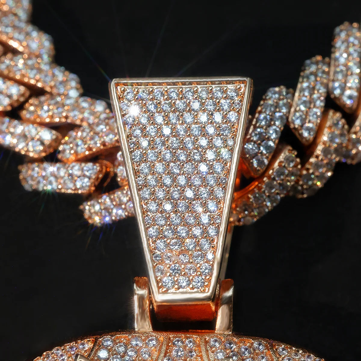 Iced Out D Monkey Pendant