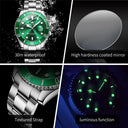 Olevs Stainless Steel Quartz Watch