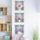 OurLum.com 3D Flower Wall Vase - No Fuss