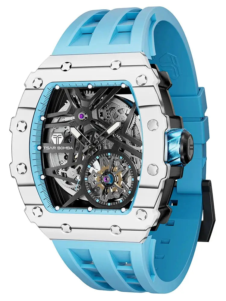 Automatic Skeleton Tonneau Watch — product image 9