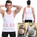 Men's Slimming Compression Corset Vest for Tummy Control