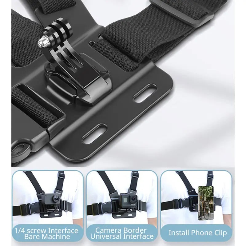 Chest Strap Mount Belt Gopro