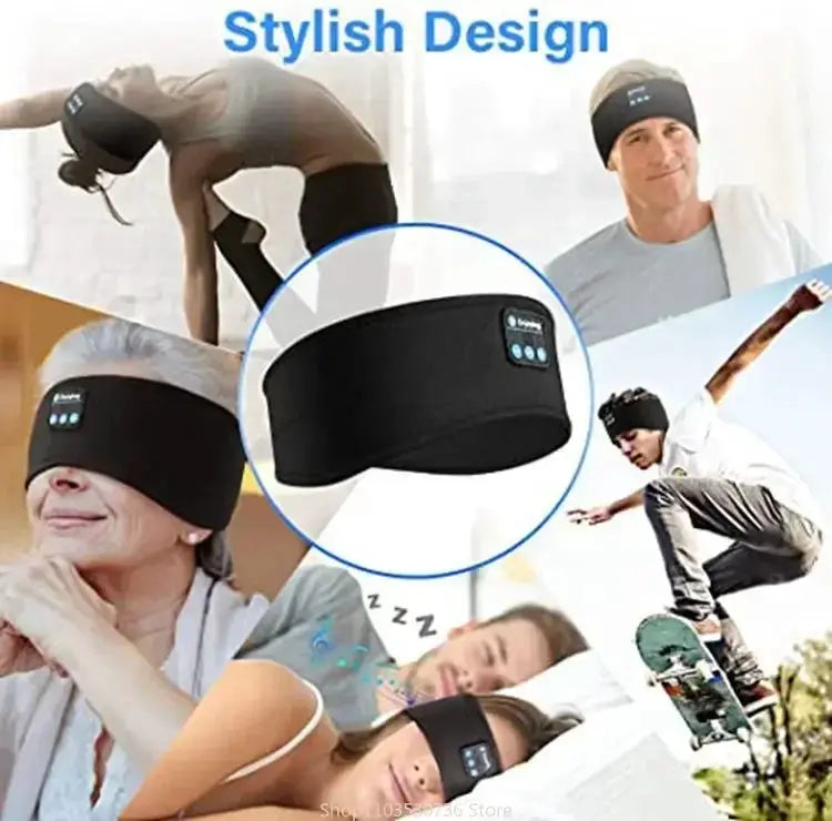 Bluetooth Sleeping Headphones With Sports Headband Ear Mask
