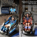 10D Dual Massage Chair with Heating Cape, SL Track, Zero Gravity, Leg & Foot Massage, Touch Screen & Bluetooth Audio