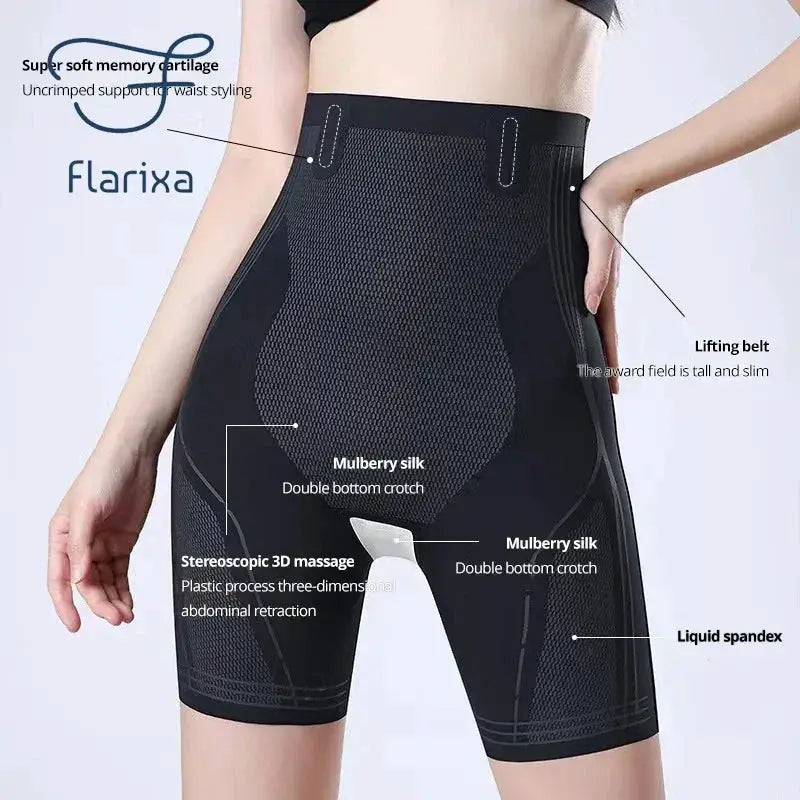 High Waist Tummy Control Shapewear Boxer Shorts For Women
