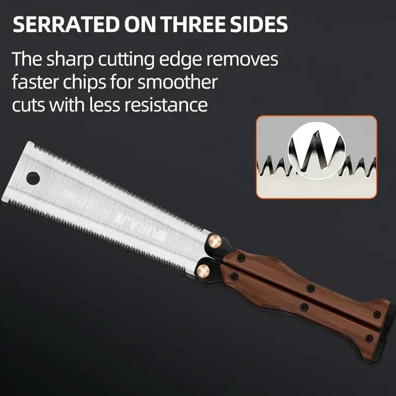 Airaj Double Sided Folding Saw Gardening Pruning Tool