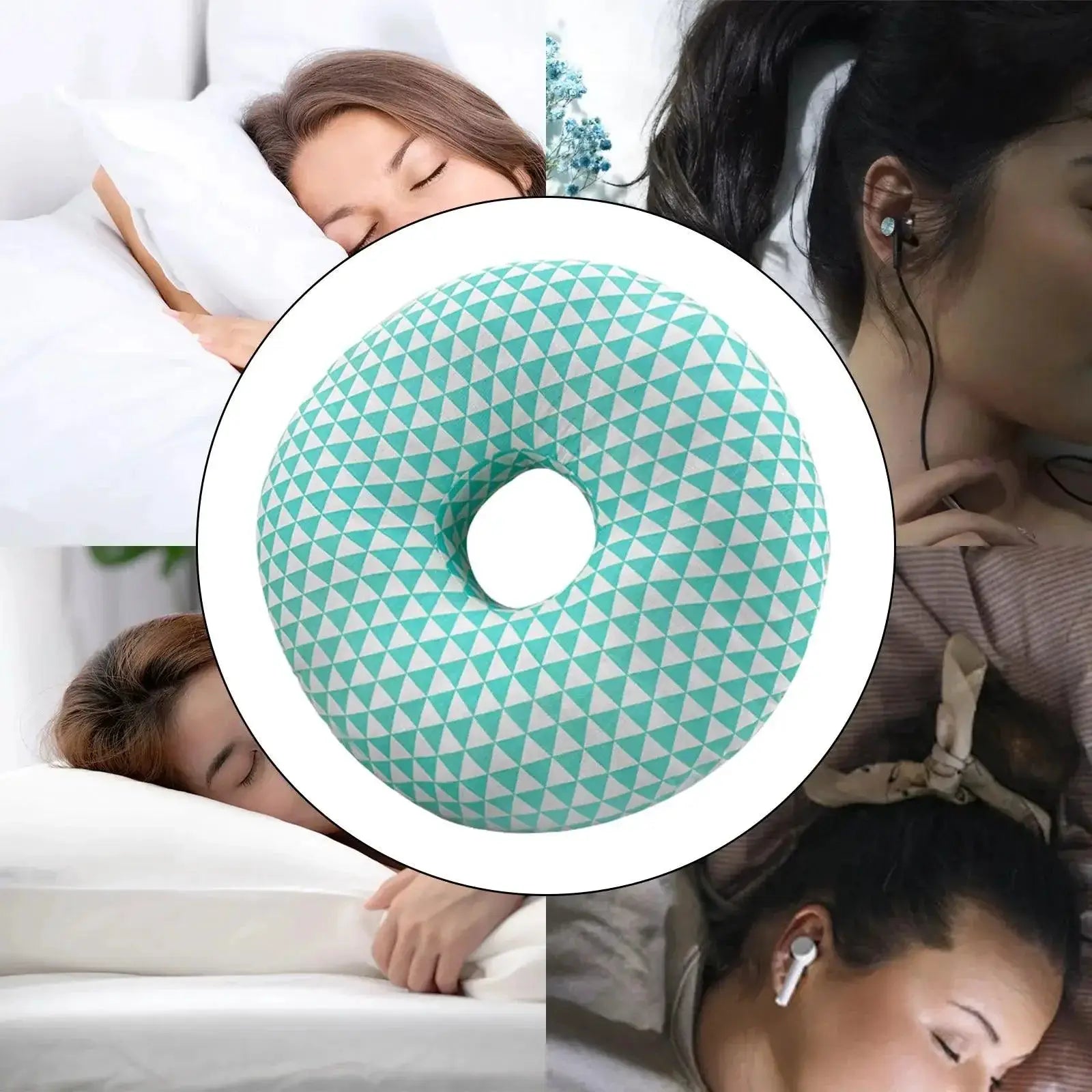 Comfortable Ear Piercing Pillow Protector for Side Sleepers