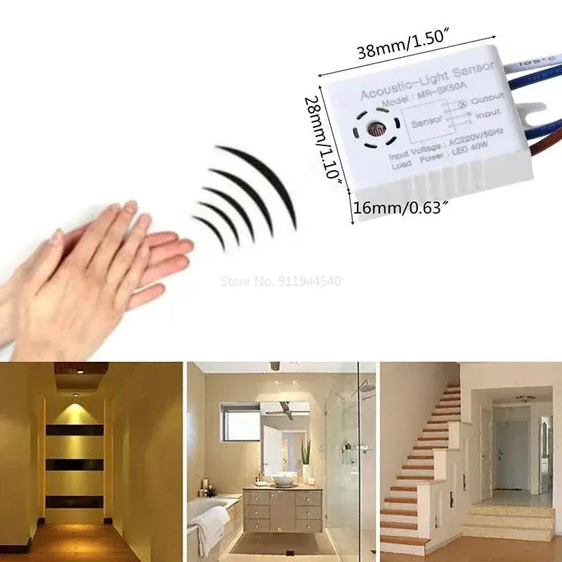 Smart Sound Sensor Light Switch Module For Home Use