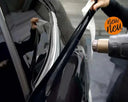 Black Glossy Vinyl Wrap Tape For Car Trim Protection