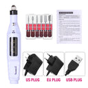 Nail Drill: Portable Professional Electric Nail Drill Machine Set