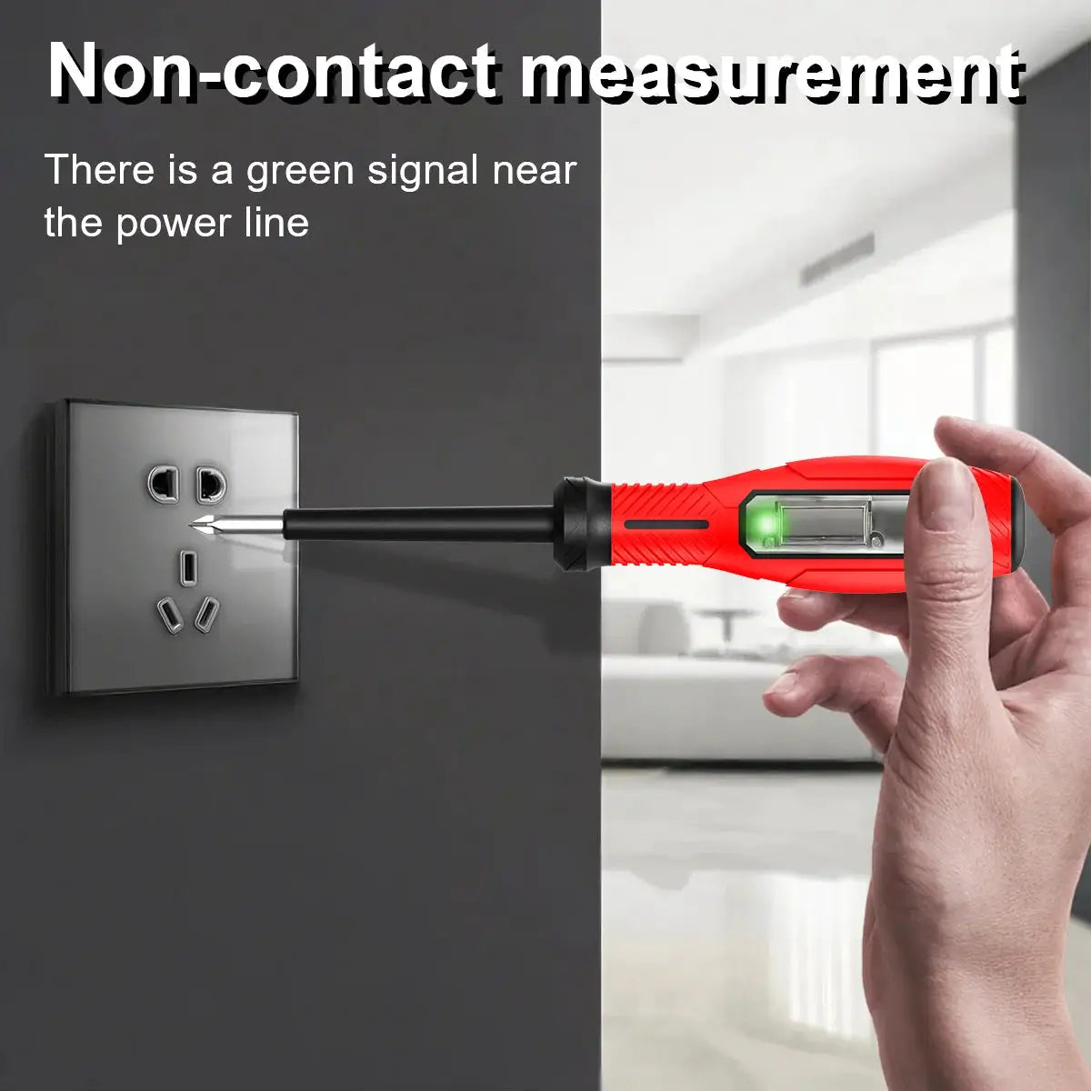 LY86D Circuit Breakpoint Detector Digital LCD Voltage Tester Flat/Cross Screwdriver AC Voltage Detector Voltmeter Electric Pen
