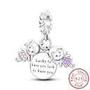Charm Sterling Silver Luminous Firefly