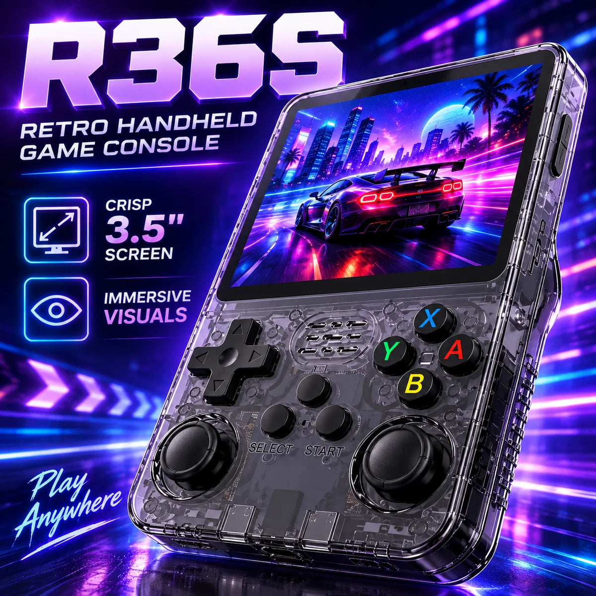 Rs Retro Game Console Inch