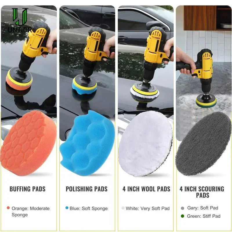 Electric Drill Brush Set Professional Power Scrubber Kit